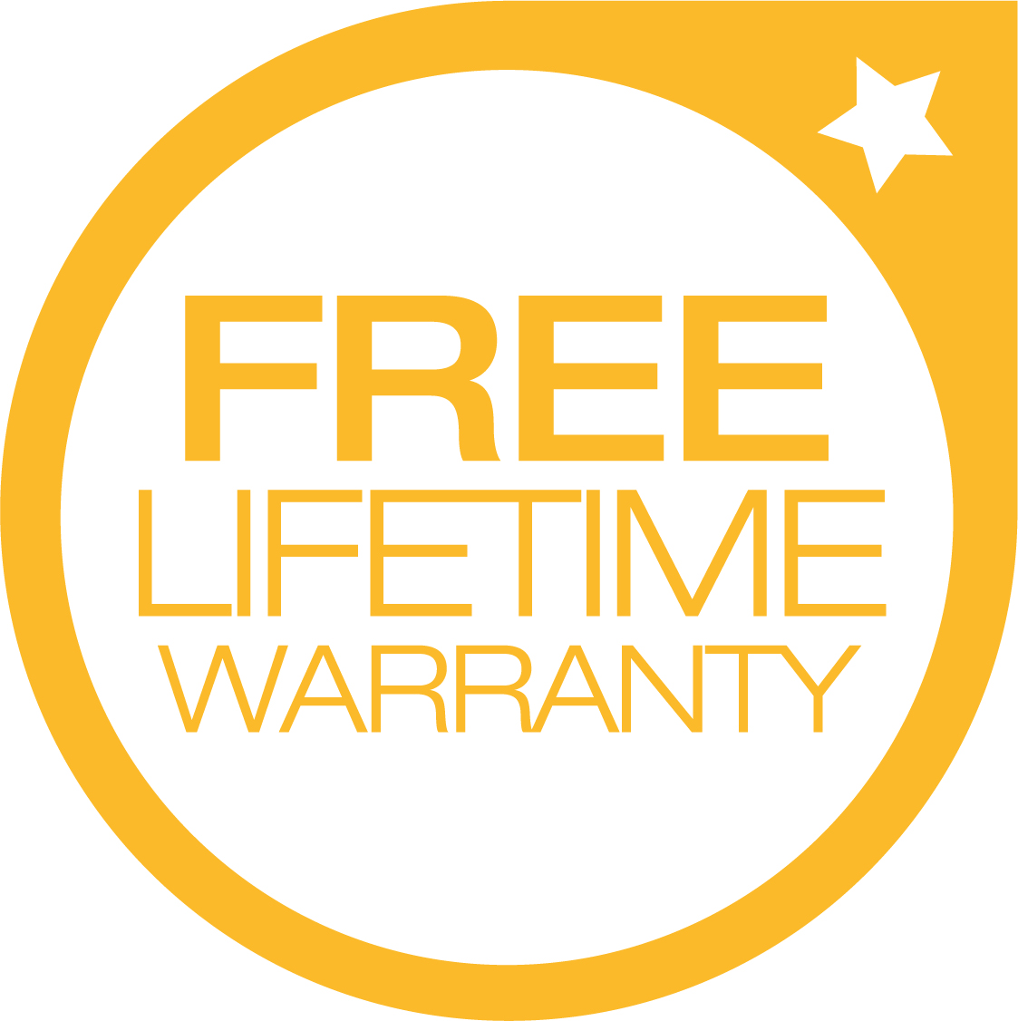 Free Lifetime Warranty